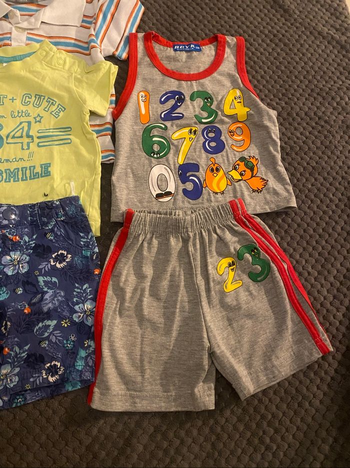 Lot vêtements été bébé garçon 12 mois 1 an - photo numéro 4