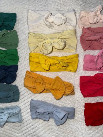 Lots 22 pièces bandeau taille unique 0/6ans