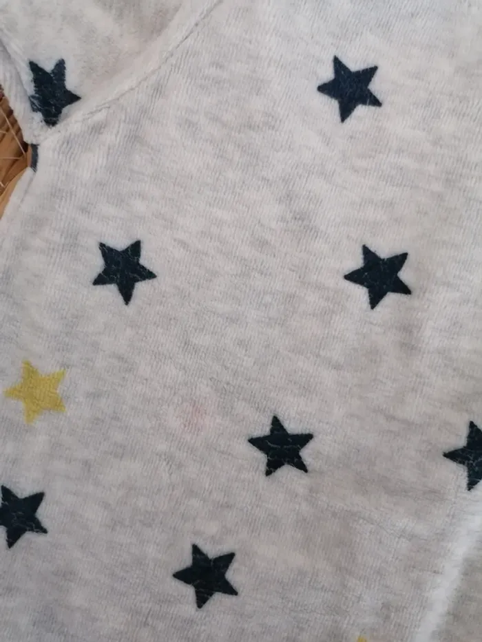 Lot de 5 pyjamas une pièce en velours - 3 mois - photo numéro 9