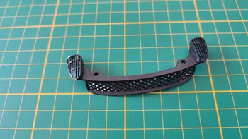 Plasturgie pièce détachée miniature Bburago burago Porsche 911 Carrera 1993 noir 1/18 1/18e 1/18ème