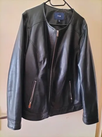 Veste simili cuir femme