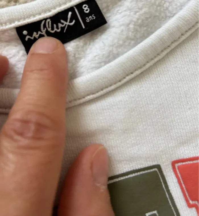 Lot fille 7–8 ans (Kiabi, Influx) : 2 pantalons, sweat, tunique - photo numéro 11