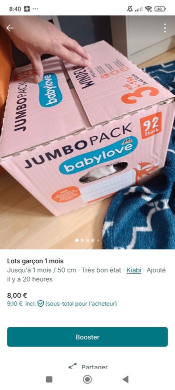 Lots 1 mois garçon -21 pièces 🎉