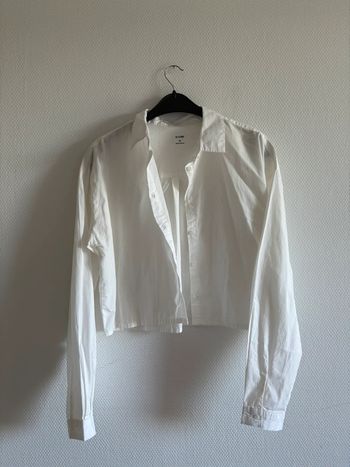 Chemise blanche courte