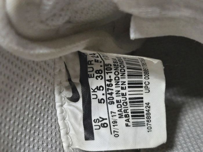 Basket cortez nike blanche et doré - photo numéro 4