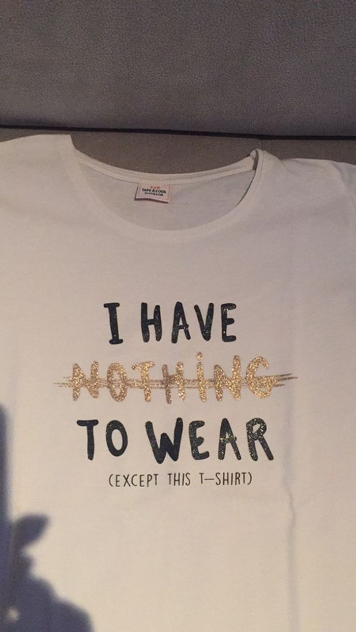 Teeshirt écru folle T14 ans Tape à l’œil - photo numéro 2