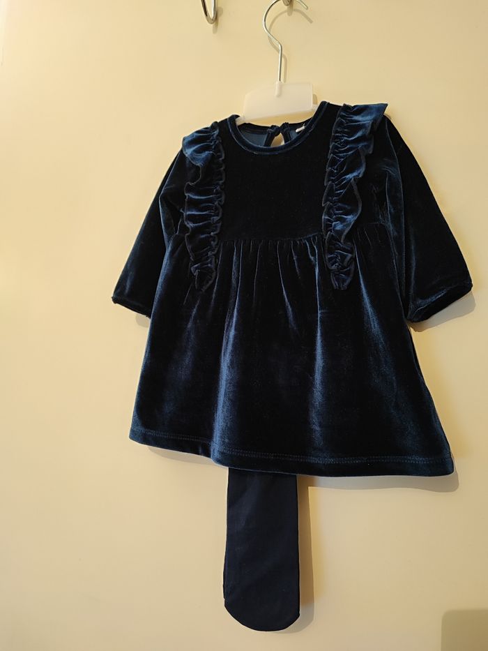 Robe plus collant bébé