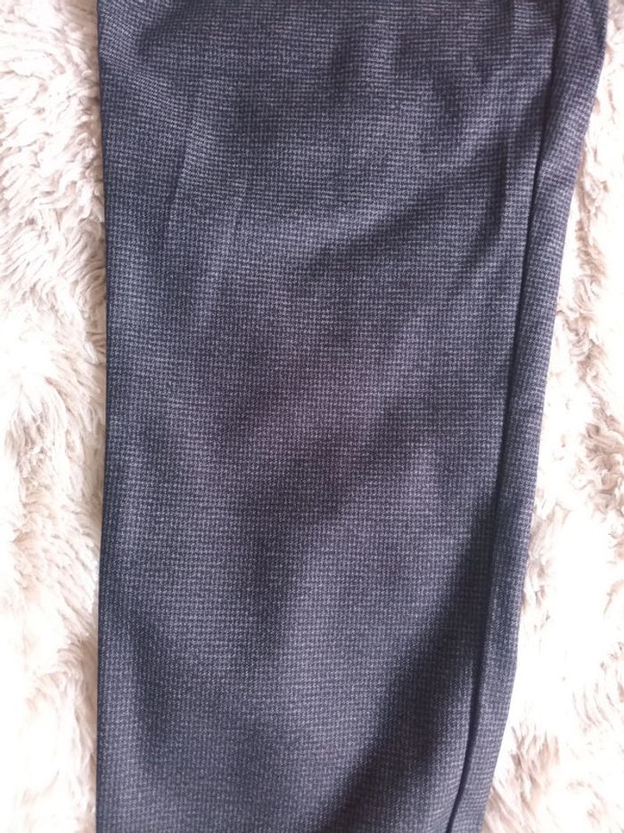 Pantalon court cigarette T38 pied de poule gris noir - Promod - photo numéro 11