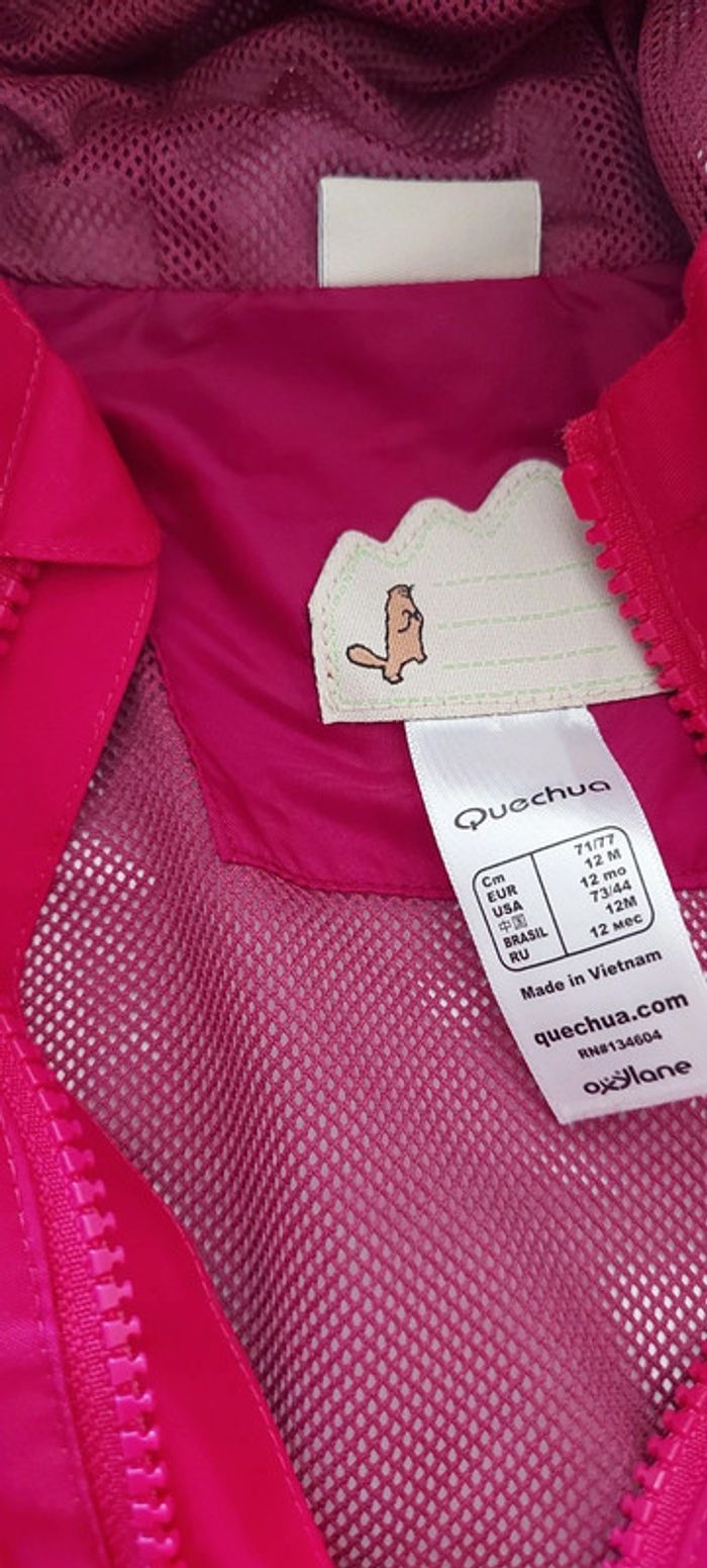 Parkas coupe vent bébé fille 12 mois - photo numéro 5