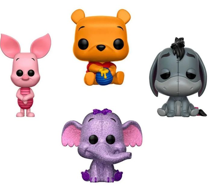 Coffret 4 Pop Figurines Disney "Winnie l'Ourson, Porcinet, Bouriquet et Efelant" - photo numéro 5