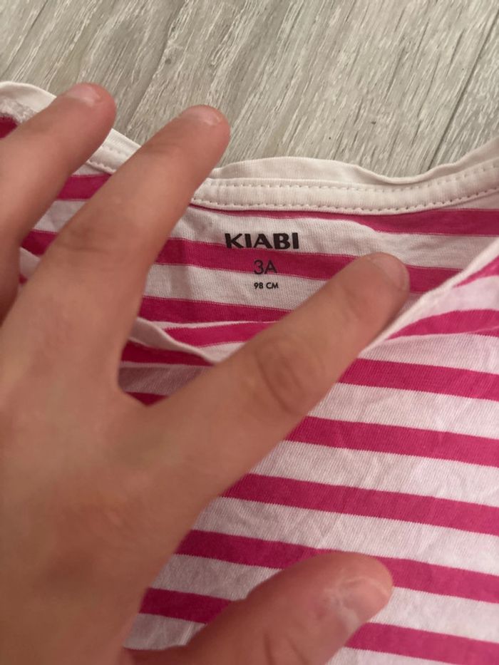 T-shirt Kiabi fille taille 3 ans - photo numéro 2