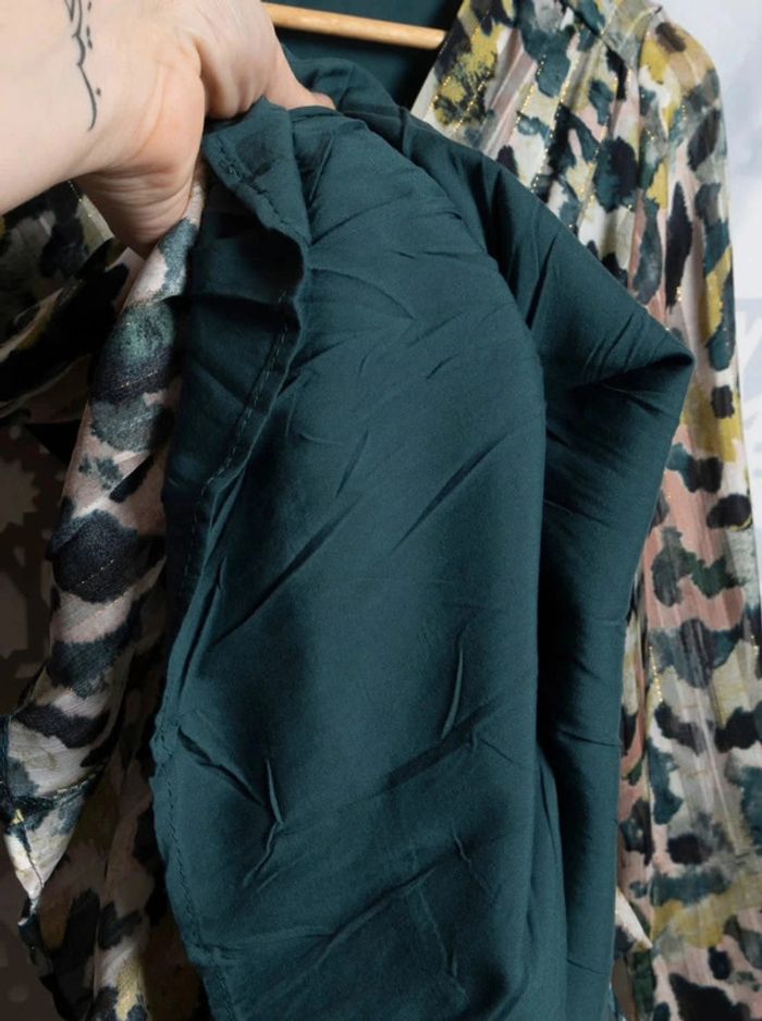 Robe multicolore à motif abstrait Lili & Lola Taille M - photo numéro 5