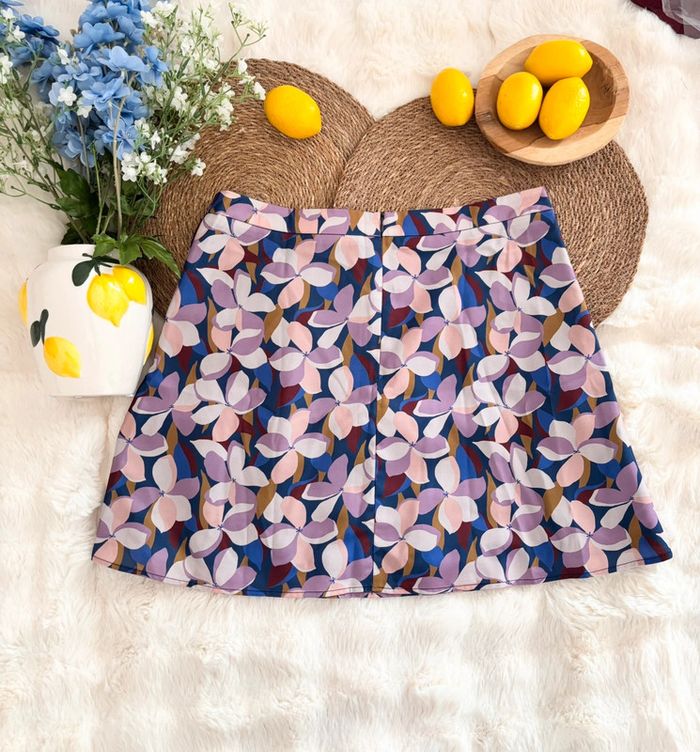 Jupe violette à motifs Molly Bracken taille L - photo numéro 5