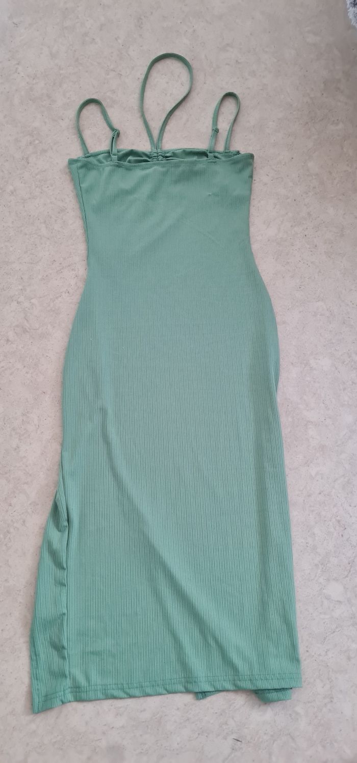 Robe longue fendue taille xs34 - photo numéro 2