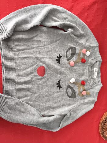Pull en laine h et m 8-10 ans