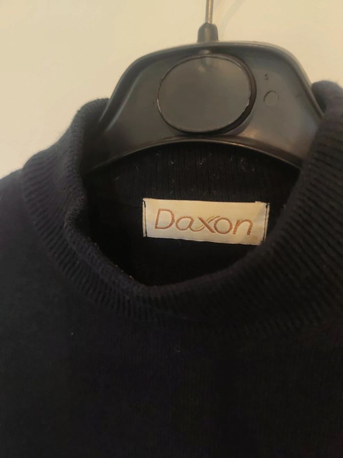 Pull Daxon bleu marine 50% mérinos - photo numéro 3