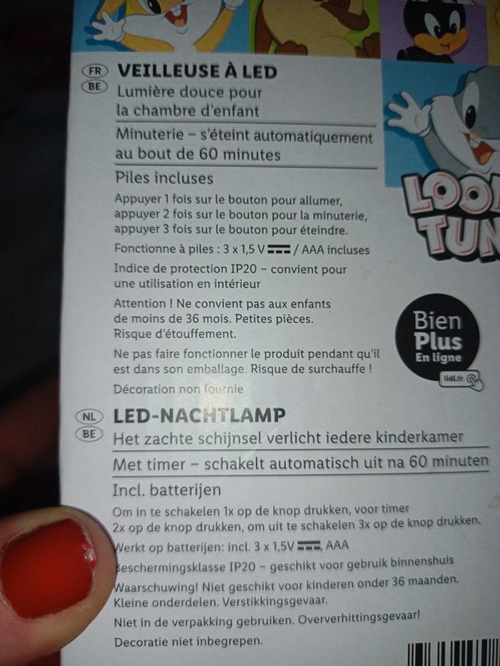 Veilleuse a led - photo numéro 5