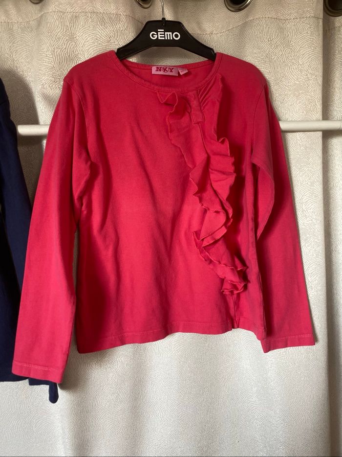 Lot fille t-shirt ml sous pull 8 ans plusieurs marques - photo numéro 4
