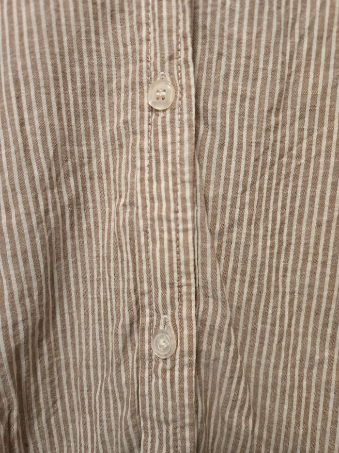 Chemise à rayures marron - photo numéro 5