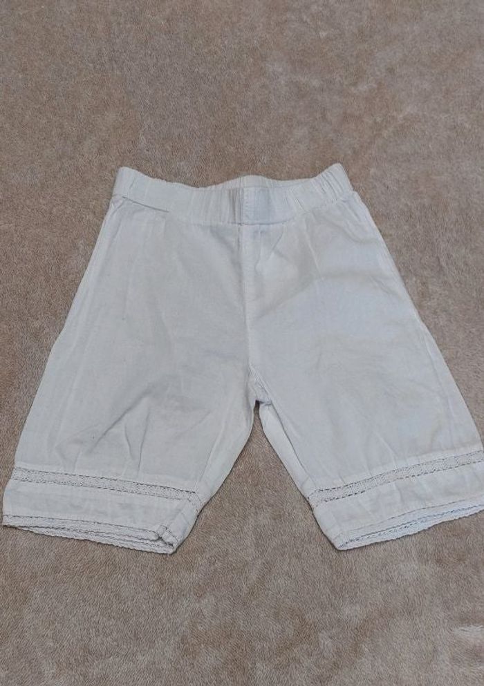 Bermuda fin en coton été bébé fille 24 mois