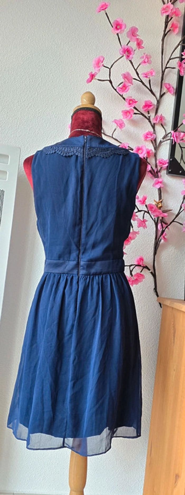 Robe bleue 38 Naf Naf Neuve - photo numéro 2