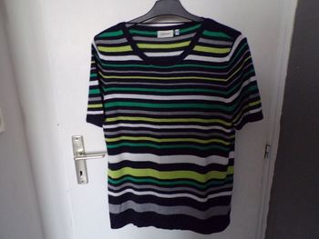 haut à rayure  taille L