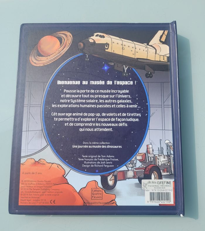 Superbe livre animé Pop-up, tirettes 🚀 Une journée au musée de l'espace 🪐 - photo numéro 10