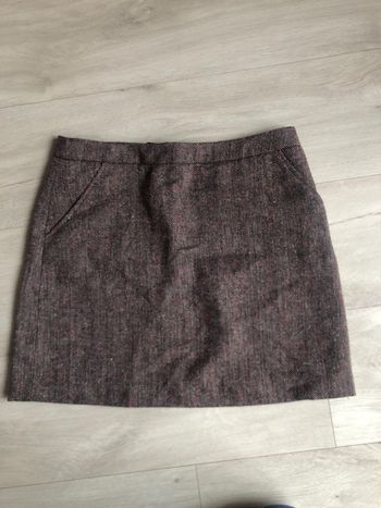 Très jolie mini jupe tweed H&M chocolat