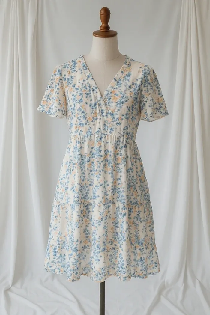 Petite robe fleurie taille S
