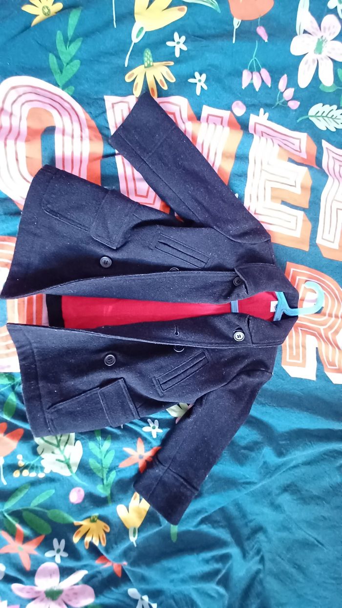 Caban en laine petit bateau