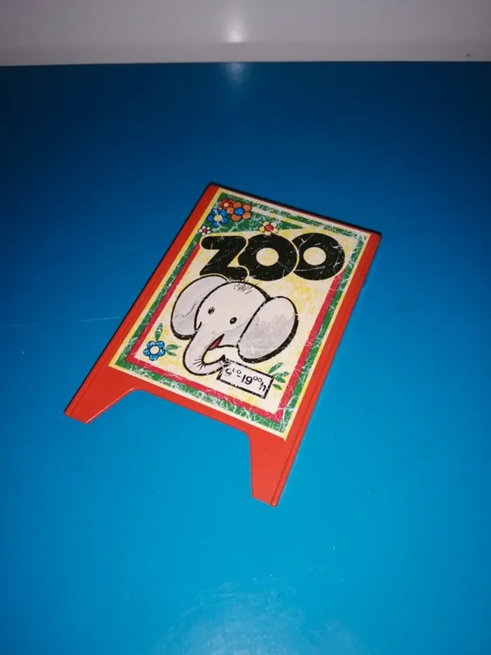 Thème* vintage pièce détachée / panneau zoo - couverture éléphant - photo numéro 3