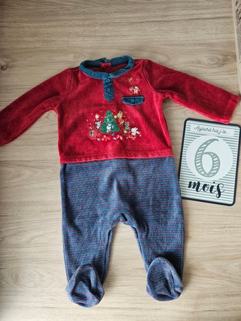 Pyjama velours Noël