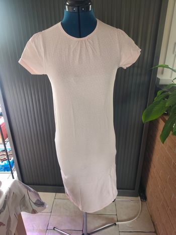 Chemise de nuit MC rose imprimé avec étoile blanche Vertbaudet 14 ans 