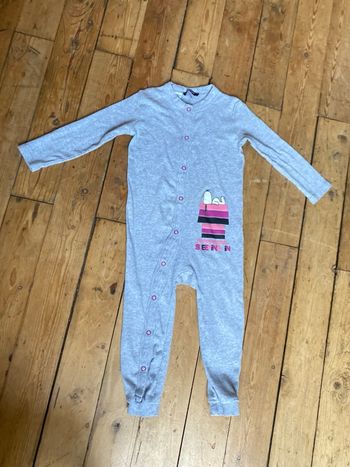 Pyjama sans pied Snoopy ouverture devant 2/3 ans Lupilu