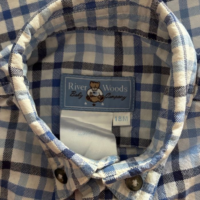 Chemise River Woods à carreaux bleus - photo numéro 3