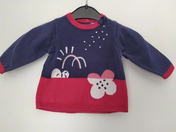 Pull fille DPAM 3 mois