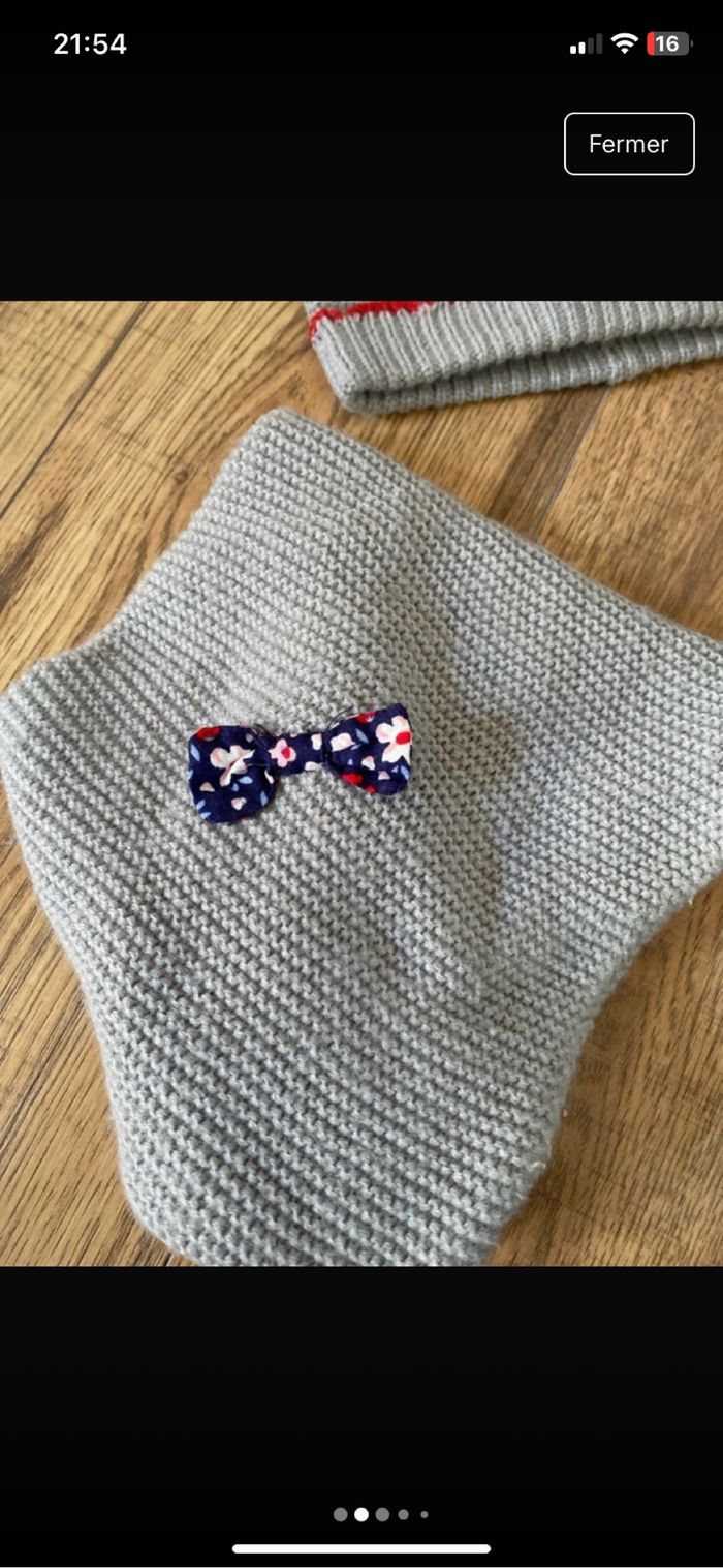 Ensemble bonnet gants snood sergent major T2 53 cm - photo numéro 2