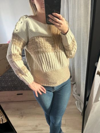 Pull à rayure en laine