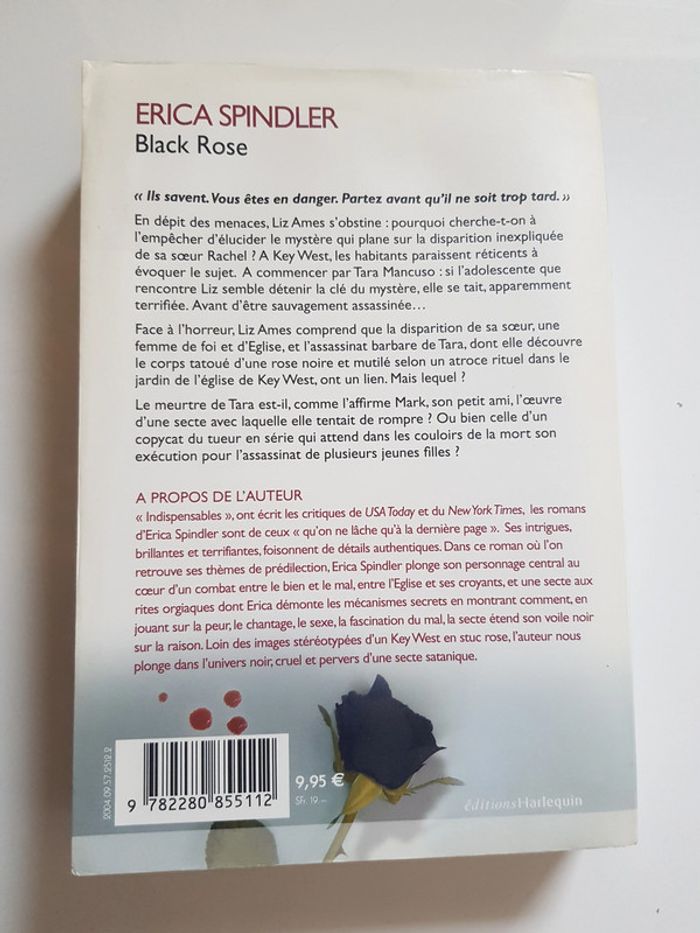 Erica Spindler (Auteur) Black rose - photo numéro 5
