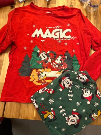 Pyjama de Noël Mickey taille M