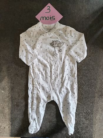 Pyjama léger nuage 3 mois