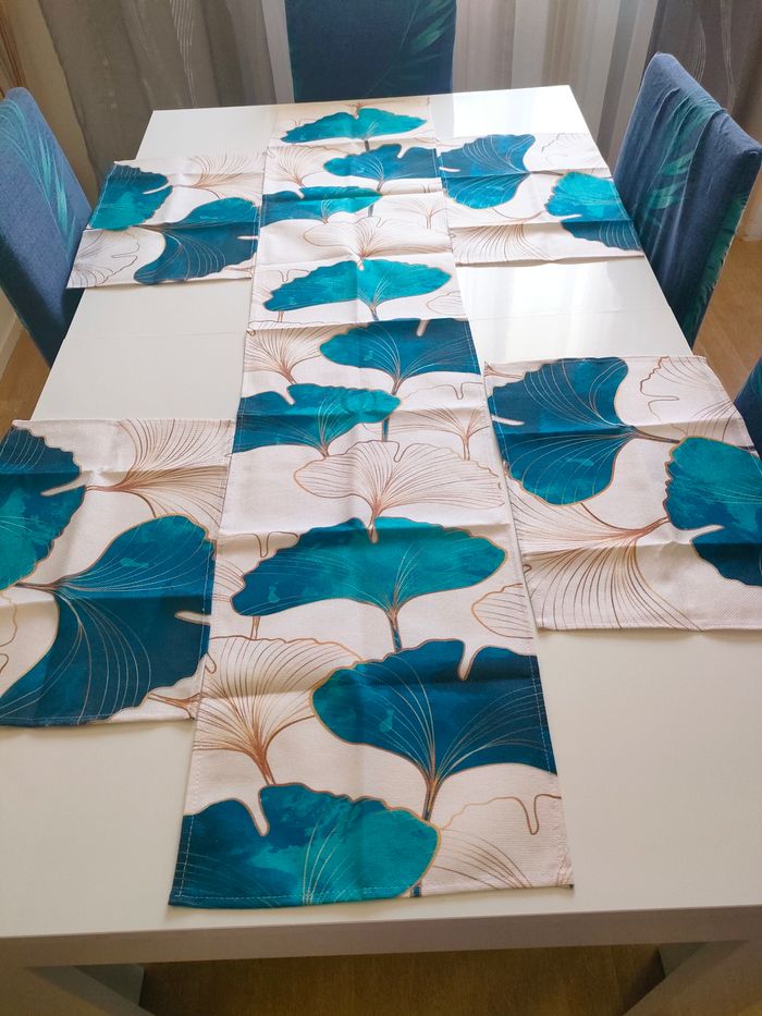 Ensemble Sets de table fleur Ginkgo - photo numéro 1