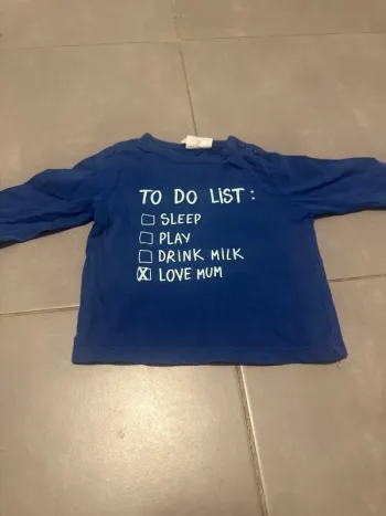 Tee shirt à manche longue enfant
