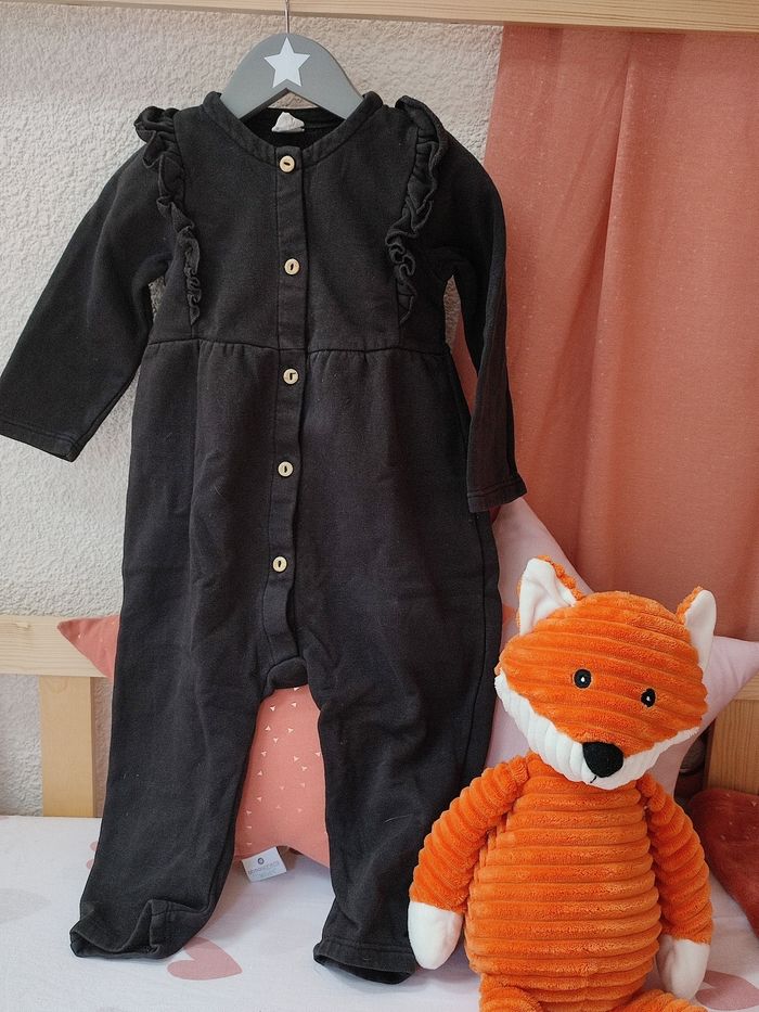 Combinaison noire - Intérieur chaud - 24 mois - Très bon état - H&M