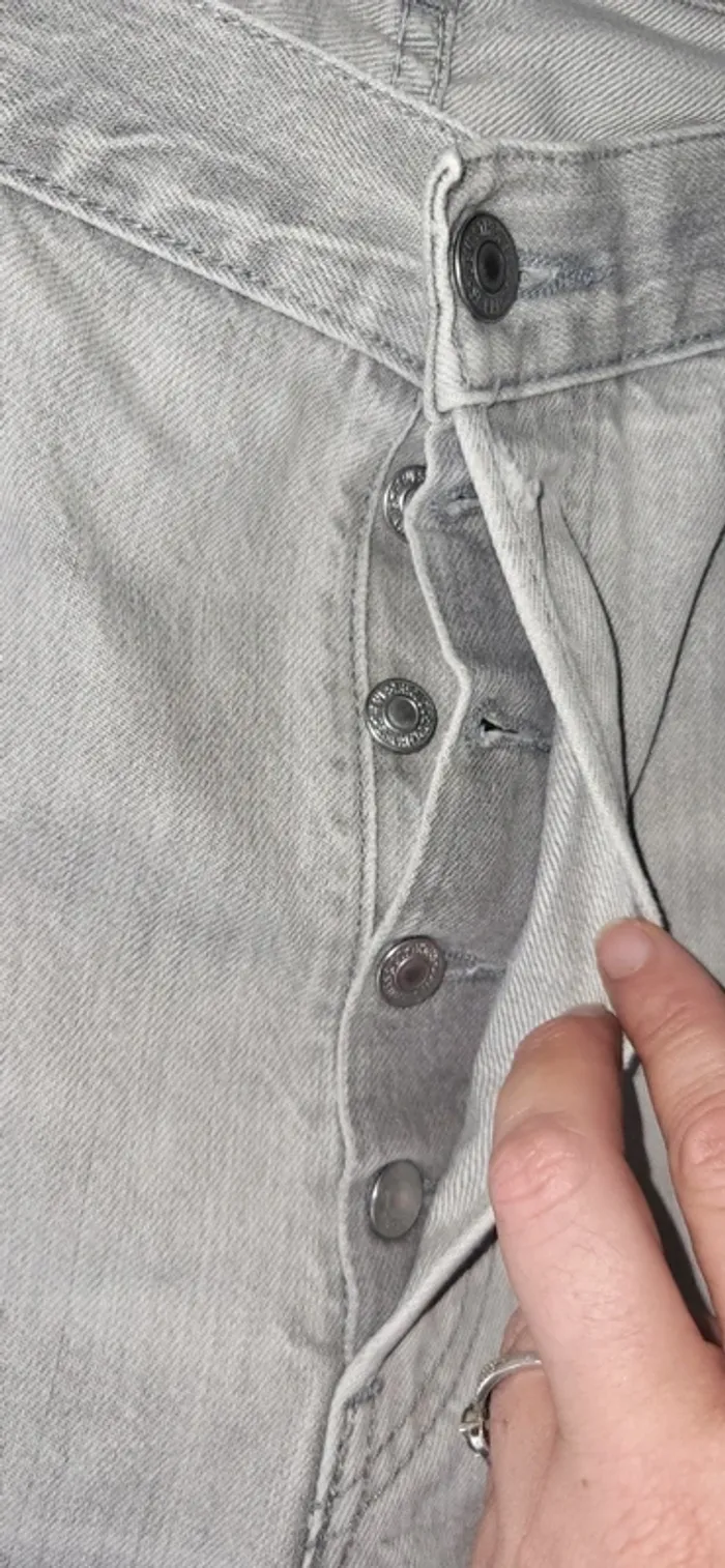 Jean levi's 501 gris homme W36L34 - photo numéro 9