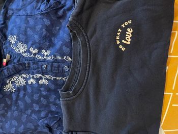 Lot t shirts manches longues