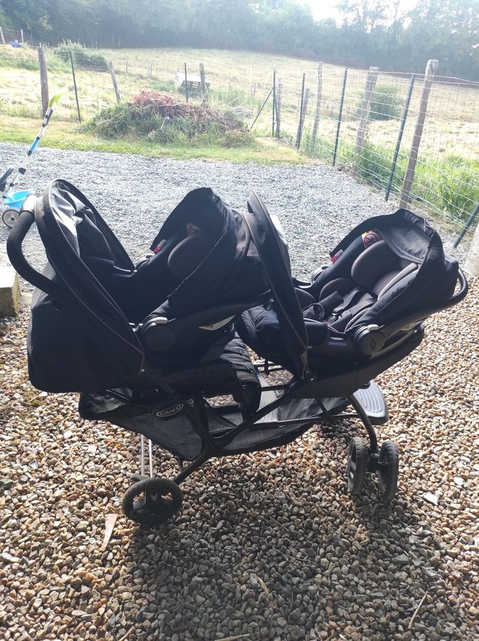Poussette double graco+ cosy - photo numéro 2