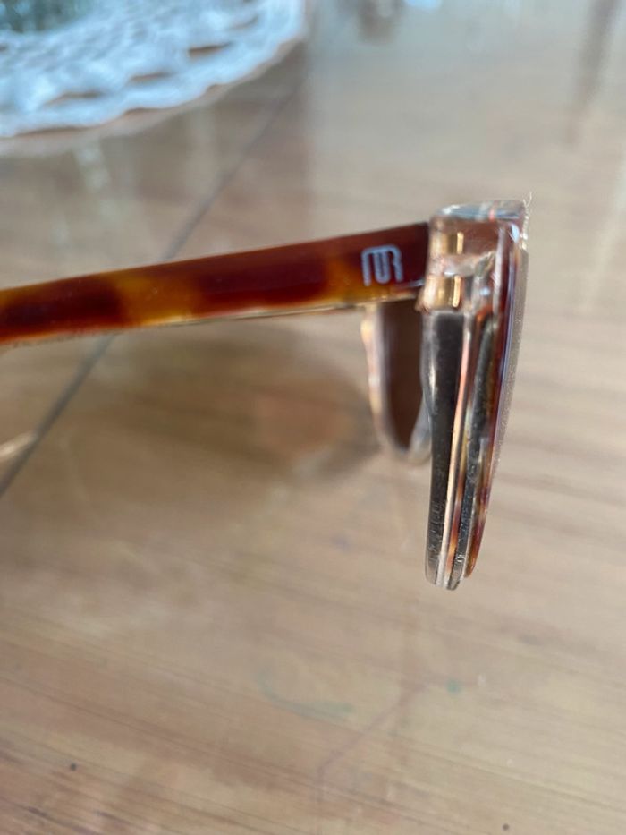 Lunettes de soleil vintage Maggy Rouff marron - photo numéro 16