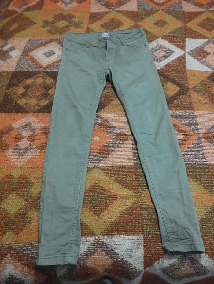 Jeans slim femme taille 38 Pimkie kaki