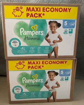 Couches pampers premium protection T5